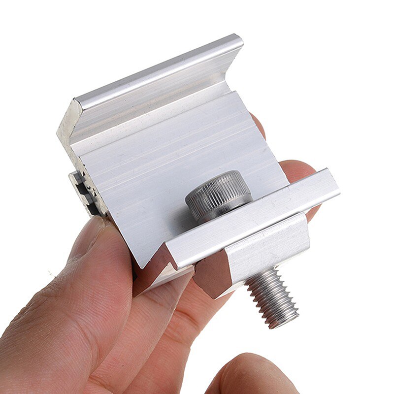 1/3/5pcs Solar Panel Mounting Clamps 35-50mm Side Pressure Solar PV Mounts Bracket Support Adjustable Solar System Accessories