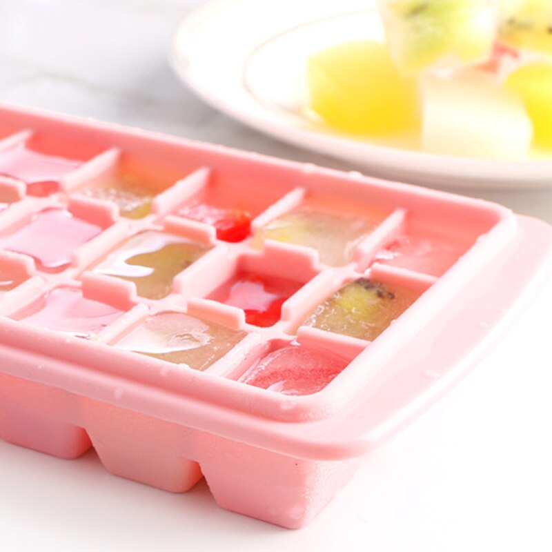 24pcs/box Self Made Ice Cube Kitchen Refrigerator DIY Ice Cube Tray Maker Mold For Whisky Quick Freezer