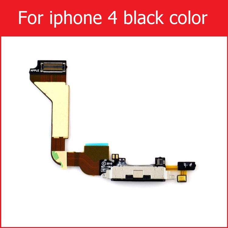 Usb dock oplader flex kabel til iphone 4 4s 5 5s 5c se opladning hovedtelefon audio jack port stik med mikrofon flex kabel bånd