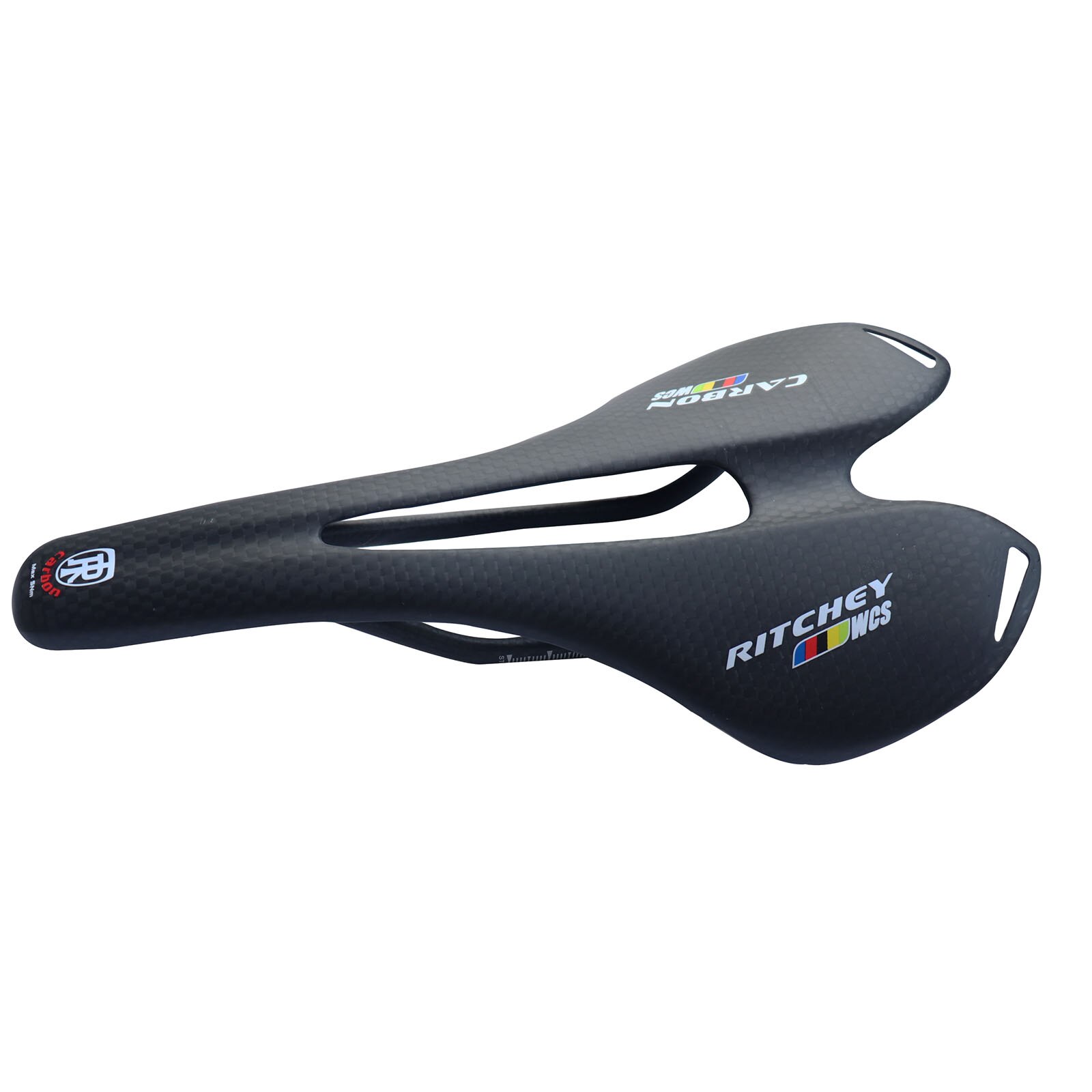 Sillín de fibra de carbono para bicicleta de carretera, asiento de cuero superligero, almohadillas de Material de carbono 3k T700