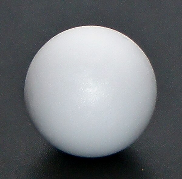 2 uds 36mm 1,42 "blanco puro suave fútbol de mesa de fútbol Bola de plástico sólido pelotas de fútbol PIE de bebé metegol 07