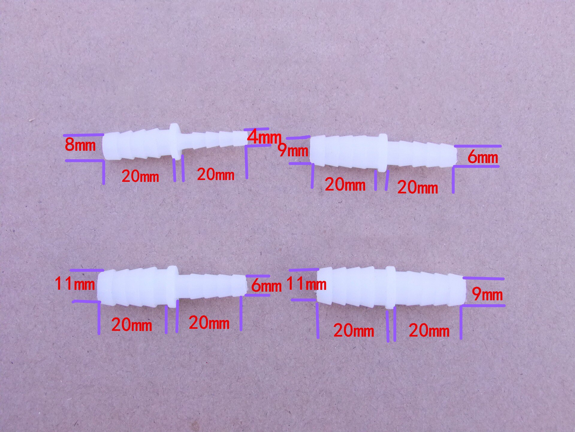 Aquarium Hose Variable Diameter Straight-through Joint, Adapt to Various Sizes of Hoses, Fish Tank Garden Water Pipe Adapter