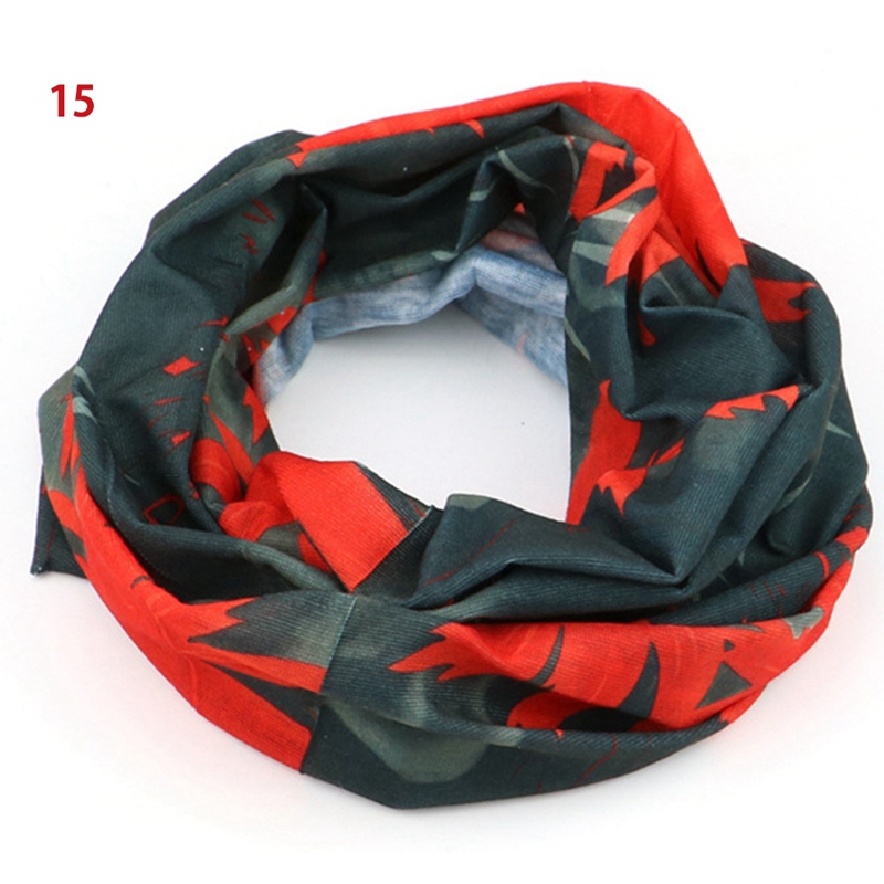 Mannen Vrouwen Kleurrijke Flexibiliteit Winddicht Fietsen Bandana Tulband Vissen Hoofdband Hoofddoek Gezicht Shield Outdoor Sport Accessoire