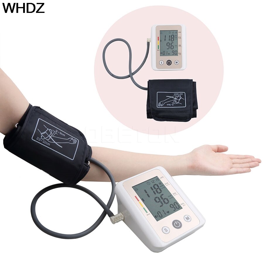 Hartslagmeter, digitale bovenarmbloeddrukmeter, tonometer, automatische tonometer, bloeddrukmeter