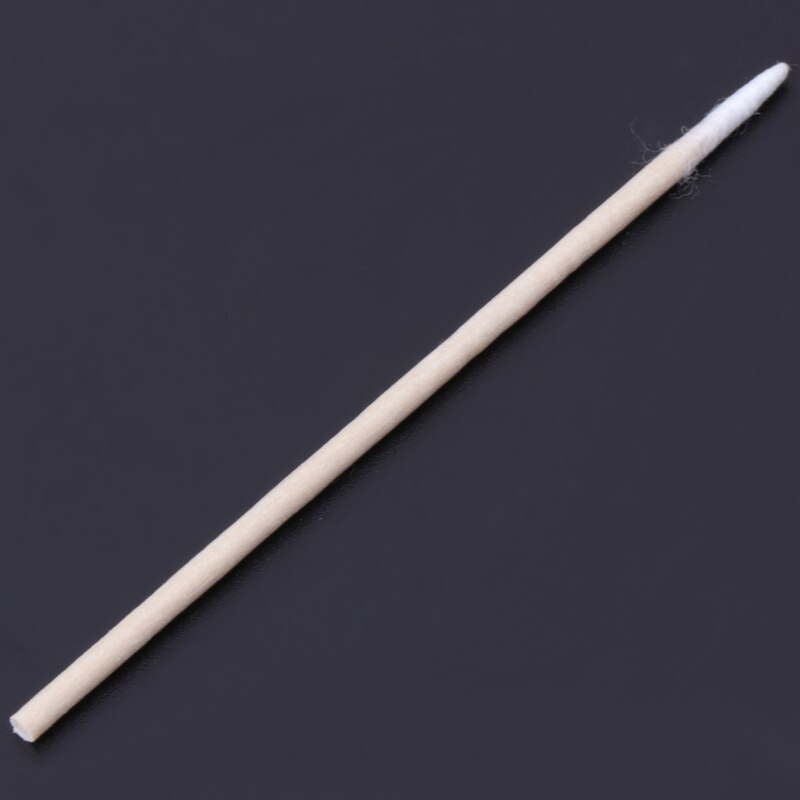 100Pcs Cotton Swabs Pointed Swab Applicator Makeup Wooden Sticks Applicator