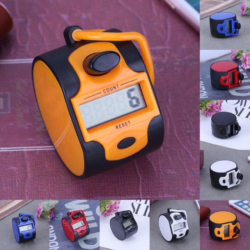 Contador electrónico de mano con pantalla LCD, Mini contador manual para personas