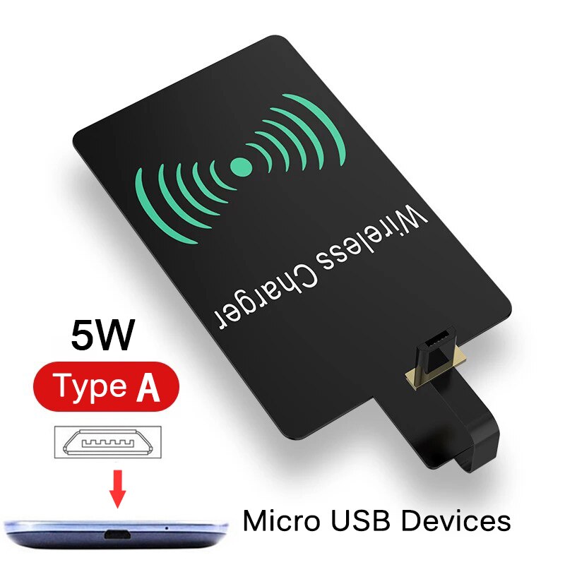 5V/2A 10W Qi szybka bezprzewodowa ładowarka odbiornik robić ładowarki Podkładka cewki dla xiaomi Samsung huawei iPhone 6 7 plus rodzaj-c uniwersalny: rodzaj A 5W