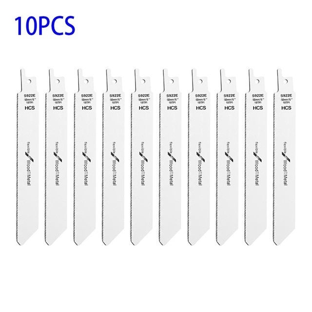 240/305/455mm Reciprocating Saw Blade Carbide Demolition Masonry Jigsaw Blade Cutting Brick Stone For Saber Saws: 10pcs 150mm S922