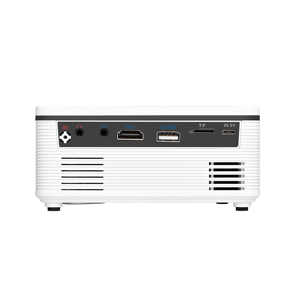 S361 Draagbare Mini Led Projector 320X240 Pixels 600 Lumen Projector Home Cinema Media Player Ingebouwde in Speaker