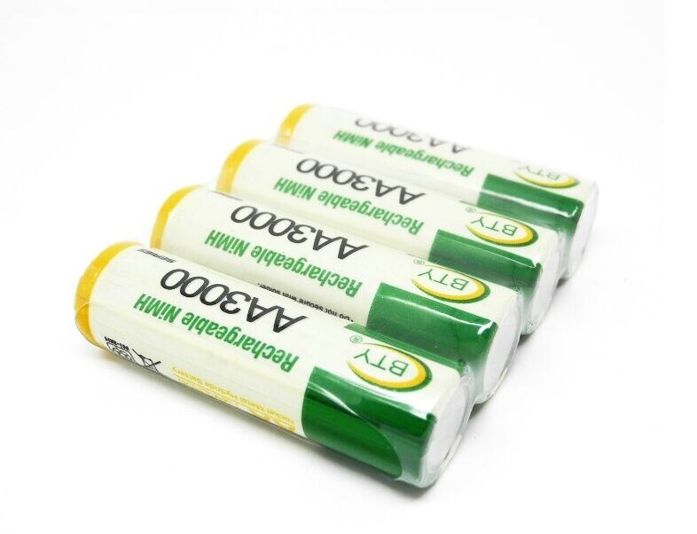 14500 Rechargeable Battery AA 3000mAh 1.2V NI-MH LED Toys Player Toys Recycling Batteries Mix Colors GTL EvreFire