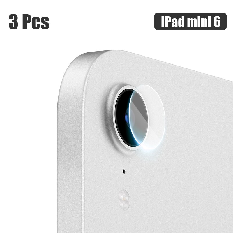 3 Pcs iPad Camera Lens Tempered Glass For iPad Pro 11 12.9 mini 6 Air 4 10.9 10.2 7/8/9th gen Camera Lens Protector: 3Pcs iPad Mini 6
