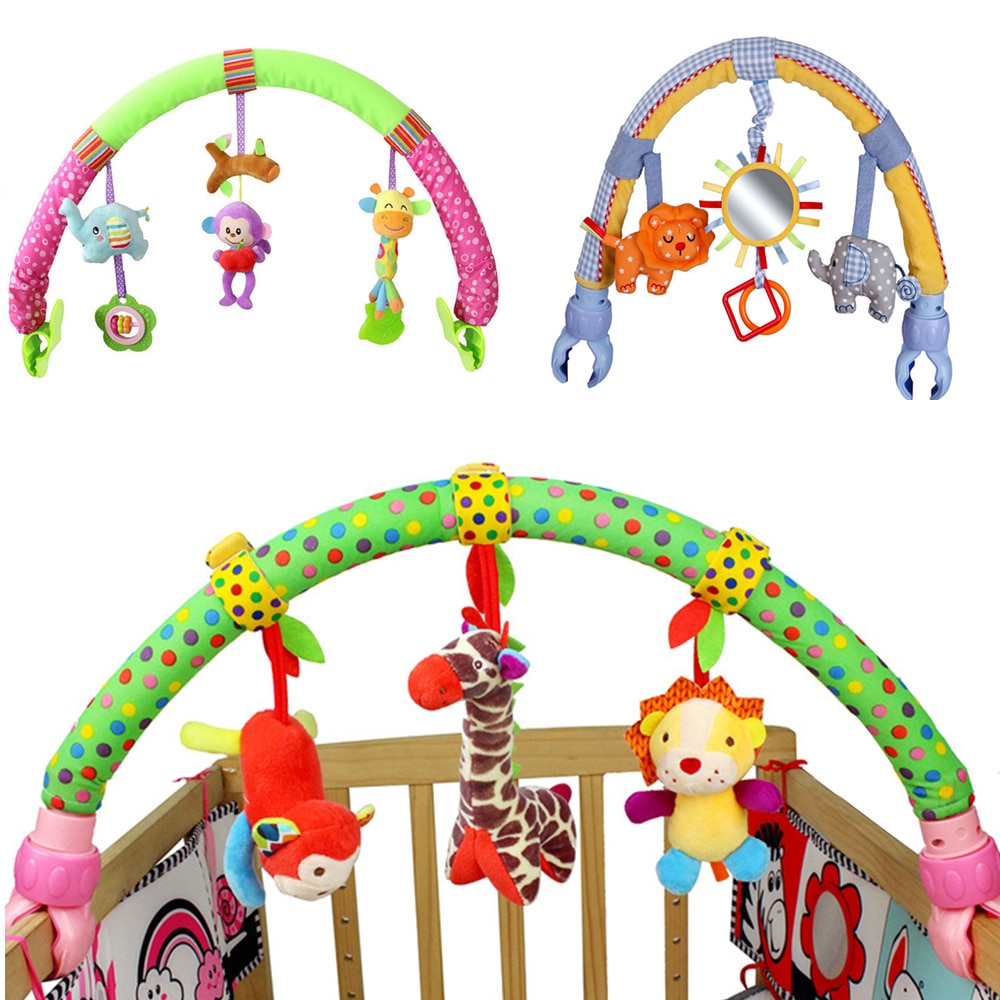 Pasgeboren Rammelaars Baby Leuke Speelgoed Baby Kinderwagen Auto Clip Draaibank Opknoping Seat & Wandelwagen Speelgoed Mobiele Educatief Speelgoed 0-12 Maanden