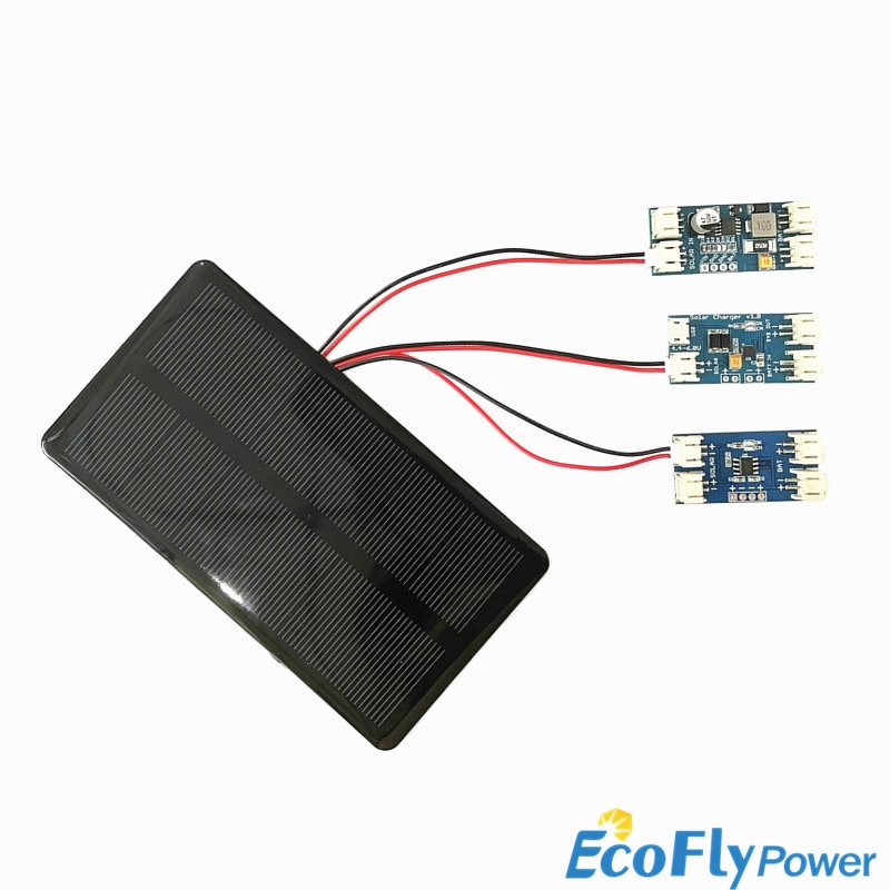 Mini 6V 210mA 1.25W Solar Panel with solar charger CN3065/CN3791/CN3163 MPPT Solar Panel Regulator Controller