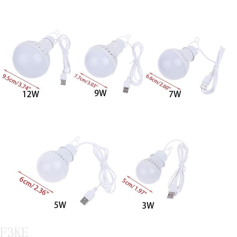 F3Ke USB LED -Glühbirne Notfalllicht LED Lamp Lampe USB -Licht für Kinder Bett