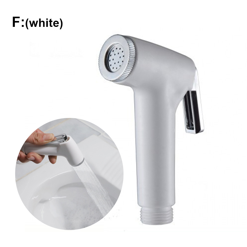 7 arten selbst sauber Handheld Bad Bidet Dusche Kopf Wc Sprayer Wasserhahn Spritzpistole ABS wasser schlauch rohr für waschen wc sitz c: Licht Gelb