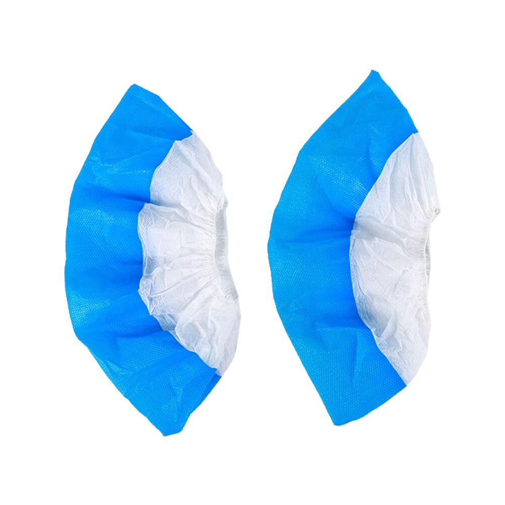 Couvre-chaussures jetables, 50 pièces, couvre-chaussures imperméable, antidérapant, pour la maison, taille unique