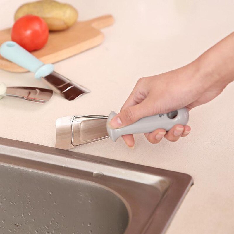 Ice Scraper Stainless Steel Fridge Freezer De-icer Removal Deicing Shovel Household Kitchen Cleaning Refrigerator Tool LYQ