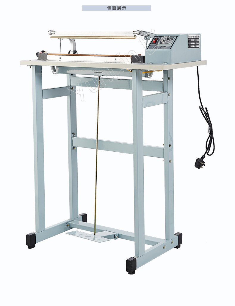 Máquina de sellado de película plástica, Pedal de pie, sellador de bolsas de plástico, máquina de sellado térmico, paquete, uso SF-400