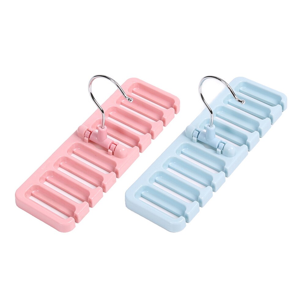 Multi-function Storage Rack Tie Belt Organizer 8-hole Rotating Ties Hanger Holder Save space Wardrobe Finishing Rack