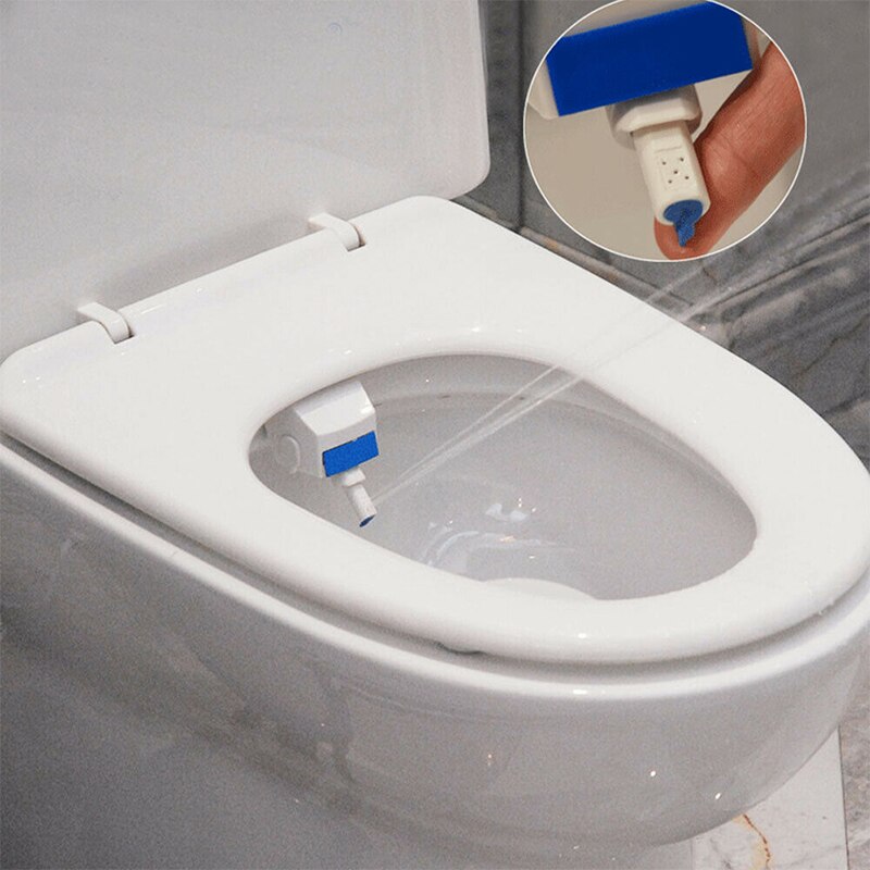 1Pcs Toilet Flushing Sanitary Device Bathroom Toilet Sanitary Device Water Spray Nozzle Bidet Part Cleaning Adsorption