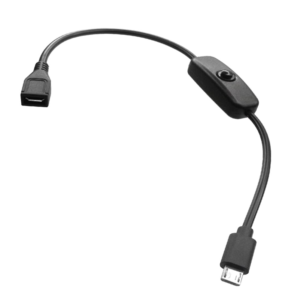 For Fan USB Cable Power Control Toggle Micro Extension Accessories LED Light On Off Wire With Switch Portable For Raspberry Pi