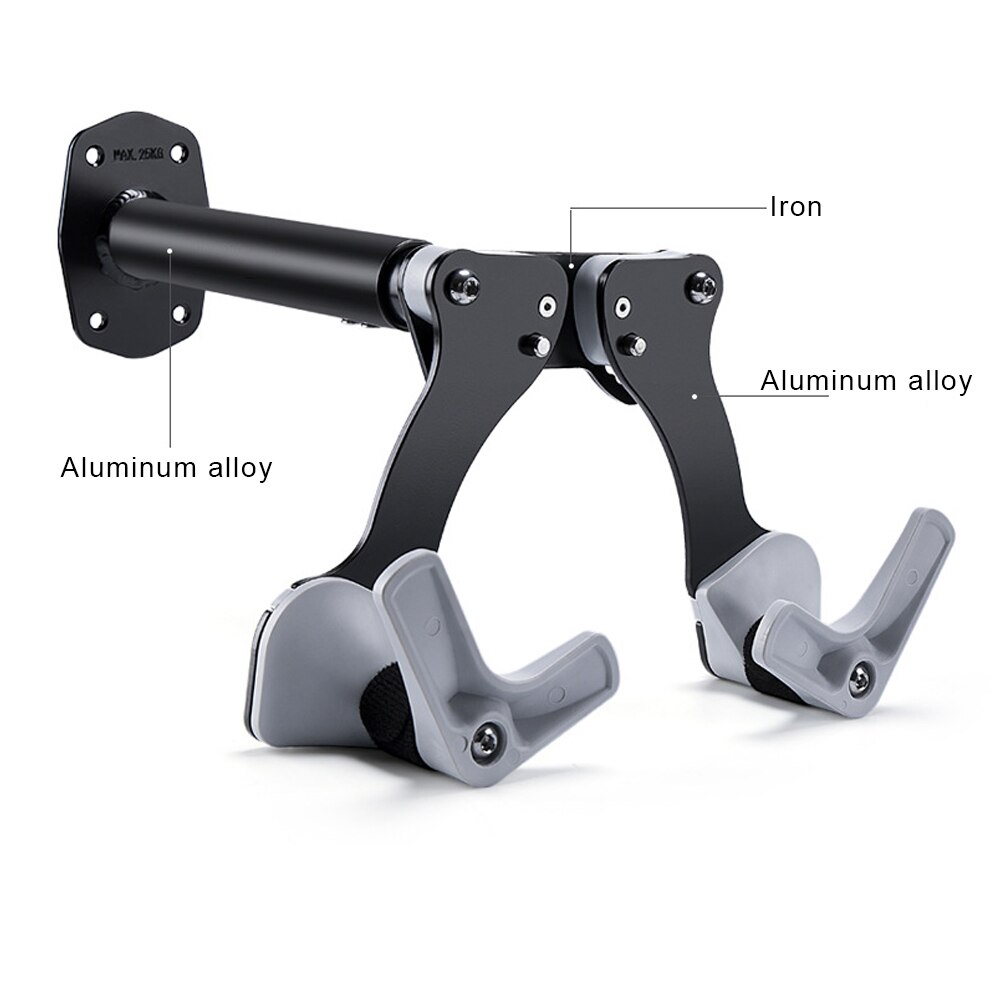 CXWXC Bike Wall Mount Indoor Storage Rack for Road Mountain Folding Bikes Adjustable Bicycle Wall Hanger Parking Rack