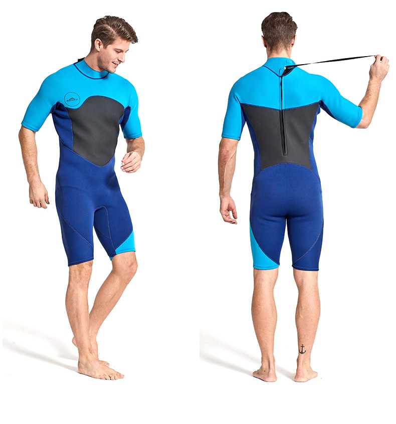 2MM kombinezon neoprenowy dla mężczyzn nurkowanie Surfing Snorkeling łowiectwo podwodne kombinezon