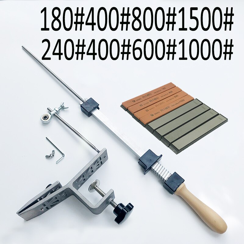 Sharpener Improved Fixed Angle Sharpener Knife Sharpener Sharpening System White Corundum Oil Stone GT: 4YOU 4J