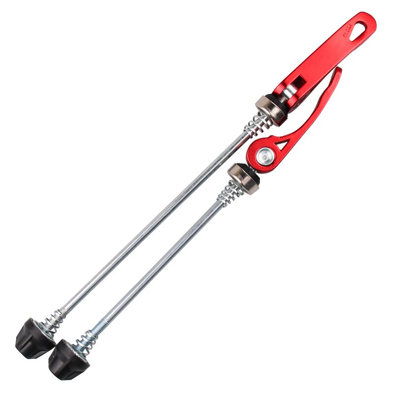 Zsling 1 Par De Pinchos De Bicicleta Ultraligeros De Liberación Rápida Pinchos Delantero Trasero Conjunto 110/5.315 In Para MTB Road Bike Negro