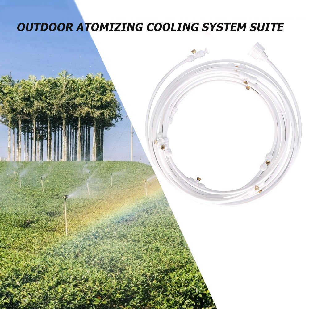 0.4mm Outdoor Misting Cooling System Kit For Greenhouse Garden Kids Toys Patio Waterring Irrigation Mister Line System Caliber