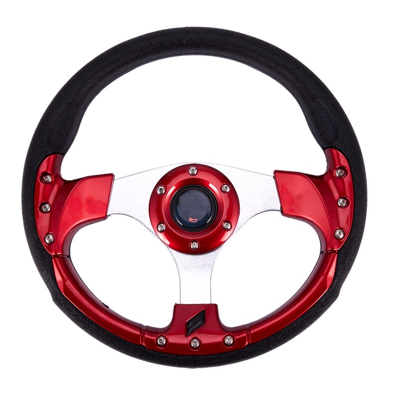 Imitation Racing Steering Wheel Universal PU Steering Wheel Car Modified Steering Wheel: Default Title