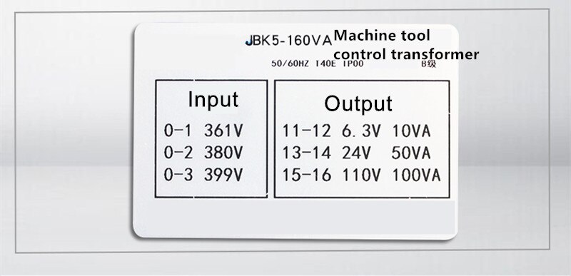 JBK5-160VA Machine Tool Controls Transformer 220V380V Various 220V110V36V24V2.3V DJ Equipment Accessories