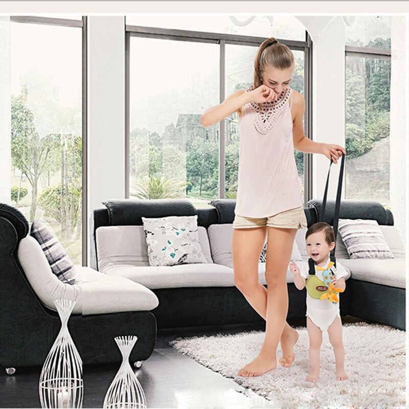 Gåstol baby læringe gå assistent spedbarn gå belte justerbare belter smålåve bånd baby sele til barnesikkerhet