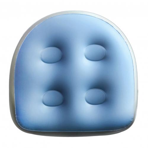 Relaxing Massage Mat Inflatable Water Injection Pad Bathtub Seat Spa Cushion Soft Inflatable Cushion For Bathing Pool: Blue