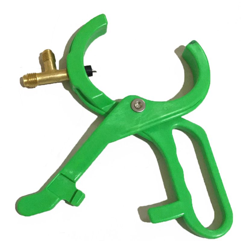 Koelmiddel en olie vulkan kraan klep 3- in -1 gereedschap kan kraan 3 in 1 r12 r134a olie vulkan  - 85530
