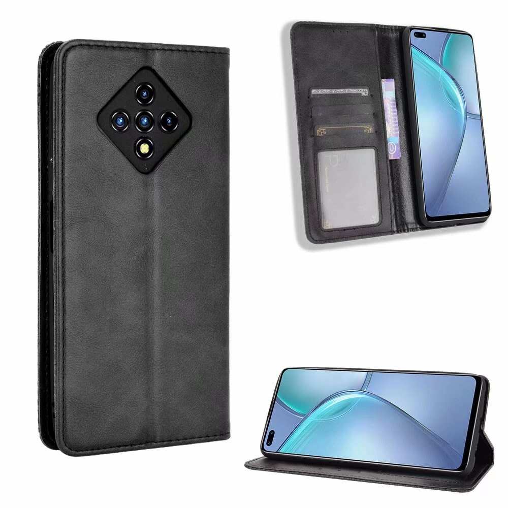 Pour Infinix Zero 8 étui support de livre magnétique carte à rabat protection Infinix Zero 8i portefeuille housse en cuir PU X687