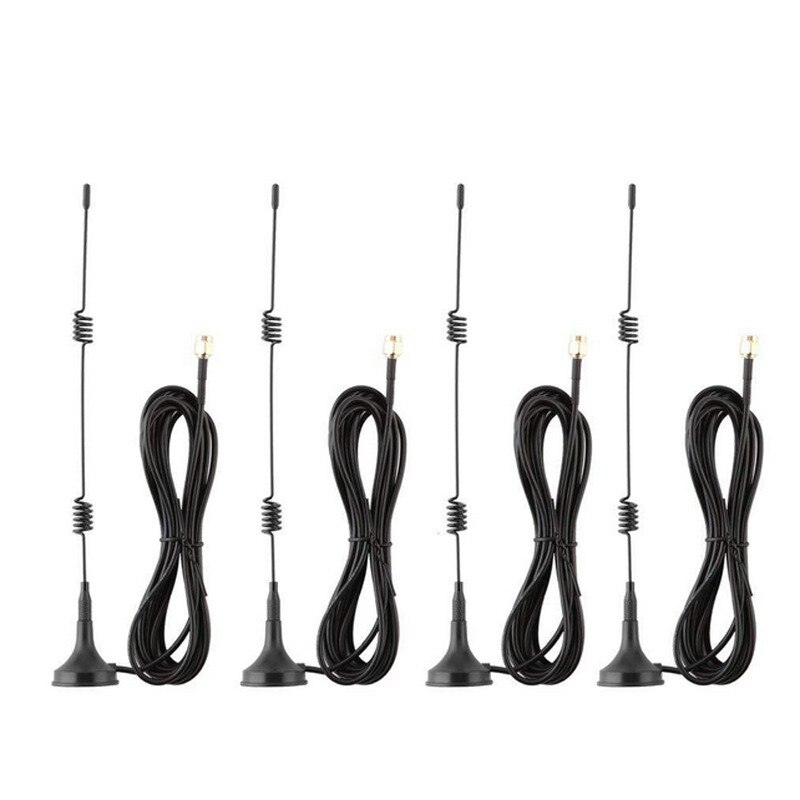 Para cámara inalámbrica CCTV Wifi Antena de extensión Sucker 3 metros Cable extensor