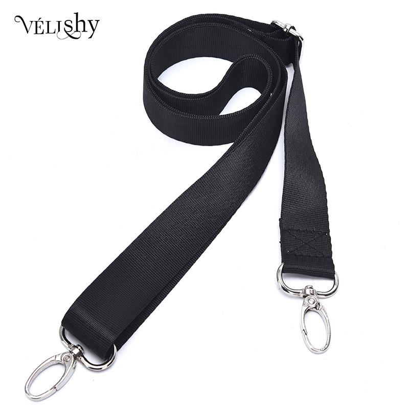 1pcs Black Adjustable Nylon Shoulder Bag Belt Replacement Laptop Crossbody Camera Strap