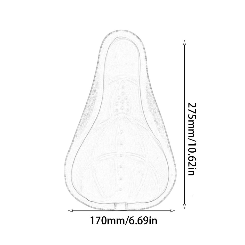 3D Soft Zadel Cover Fietsstoeltje Fietsen Silicone Seat Mat Kussen Seat Zadel Cover Voor Fiets Accessoires