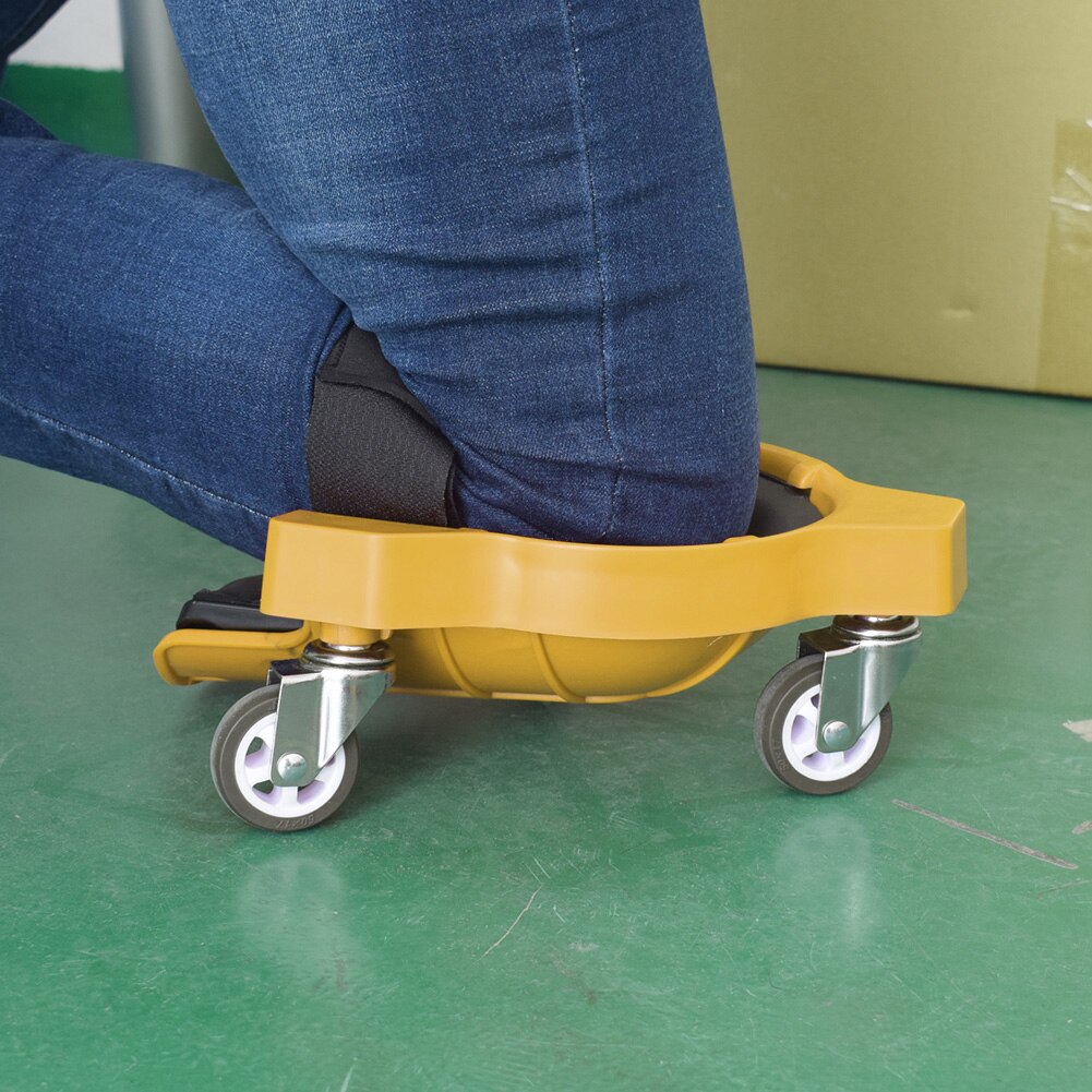 Rolling Knie Pads Verstelbare Riem Knie Bescherming Pads Met Wielen Universele Wiel Knielen Pad Borstel Muur Veiligheid Levert