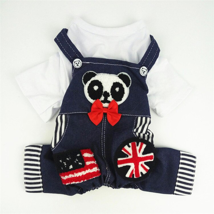 Traumdeutung Autumn Spring Small Dogs Overalls Jumpsuit Jeans Dog Clothes For Pets Pajamas Costume Cats Clothing hundekleider: XL