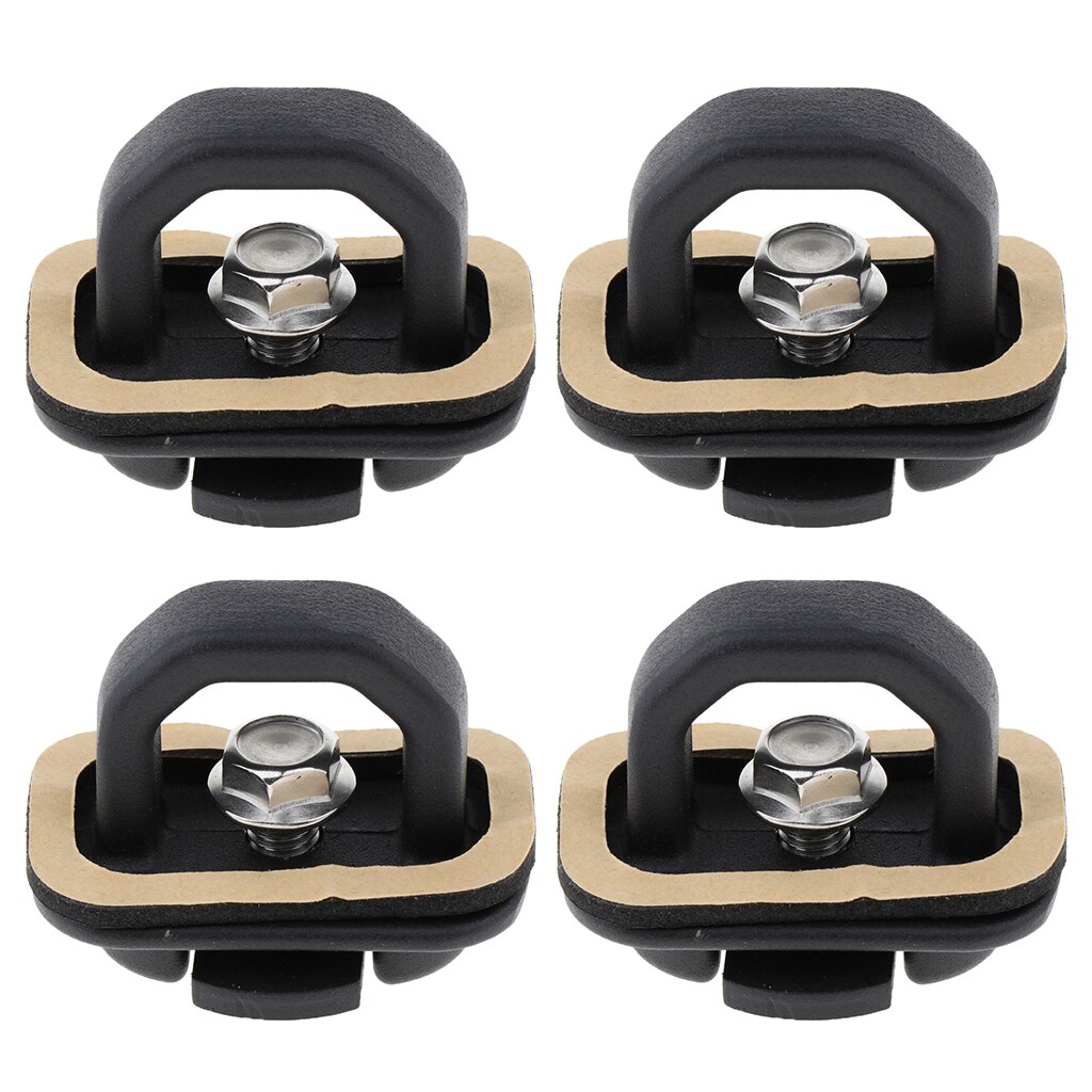 Accesorios de coche 4x atan el ancla del camión cama lateral de la pared anclas universales