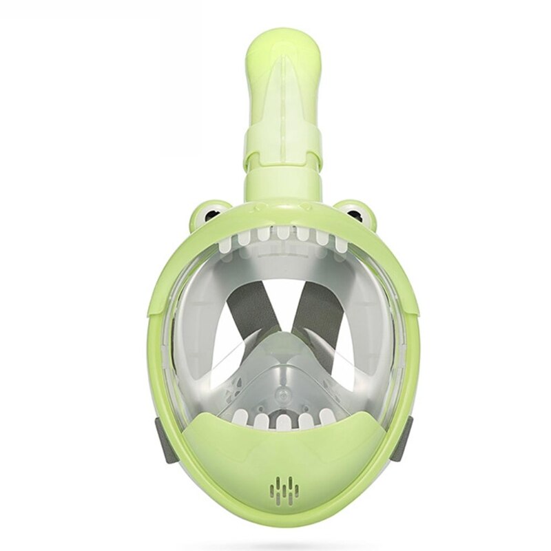 Máscara de esnórquel de cara completa para niños y niñas, máscara de buceo subacuática con dibujos animados: GP