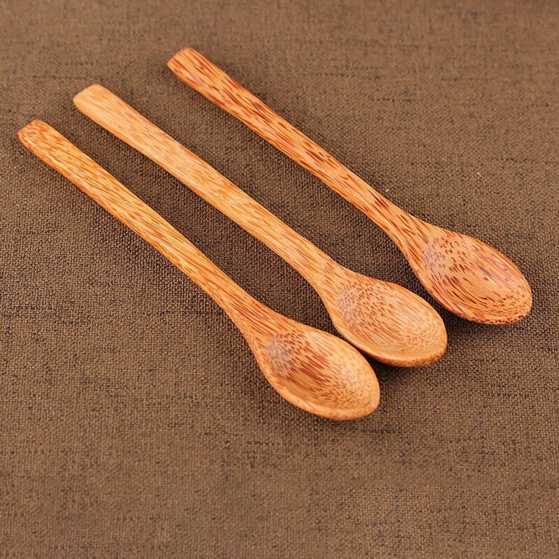Natürlichen Kokos Holz Löffel Kokosnuss Holz Scoop Besteck Für Küche Restaurant Natürliche Coco Muttern Schalen Küche Liefert