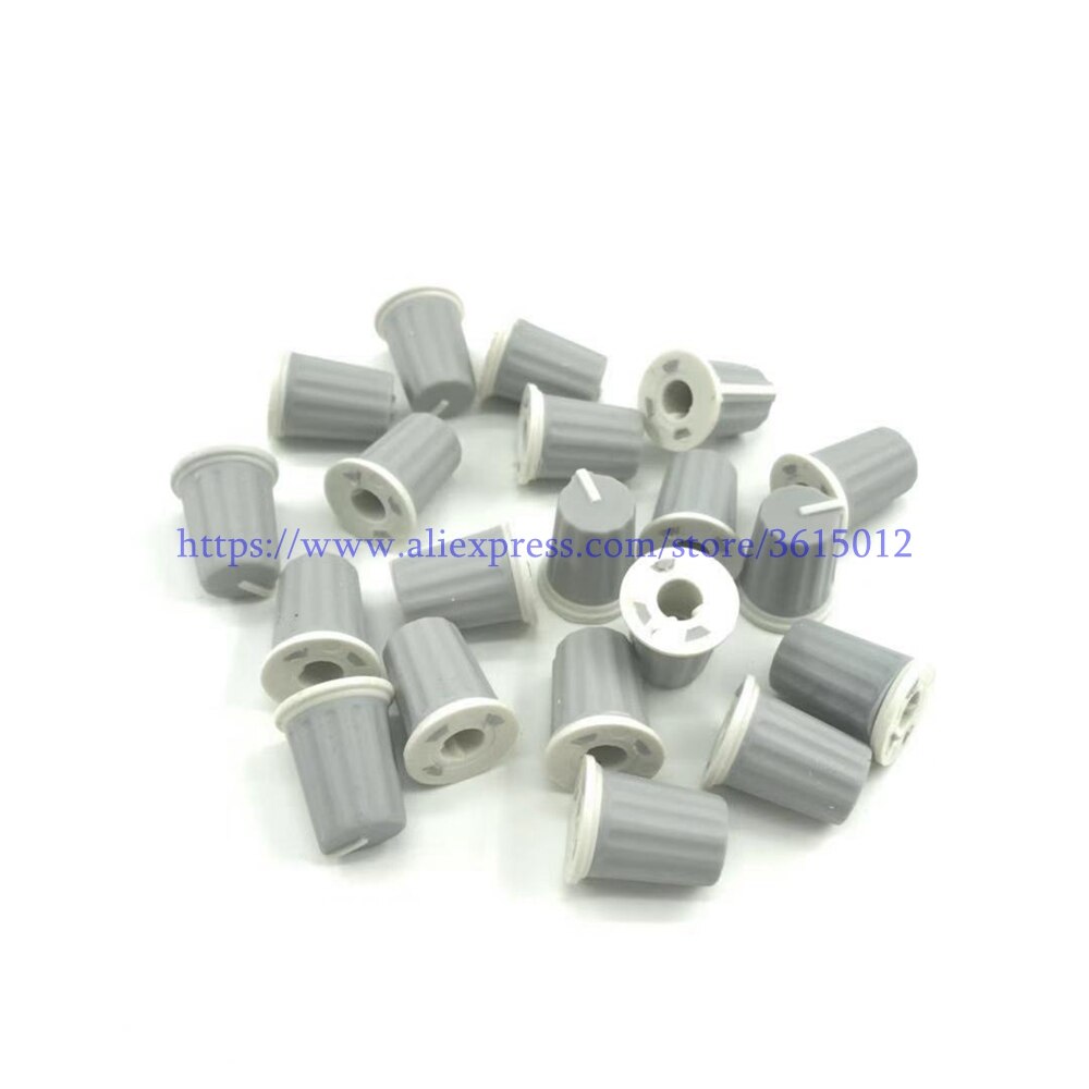 20 PCS Vervang Knop Cap Voor Pioneer DJM800 900 2000 NXS, Zwart EQ Draaiknop-DAA1176 DAA1305 GRIJS