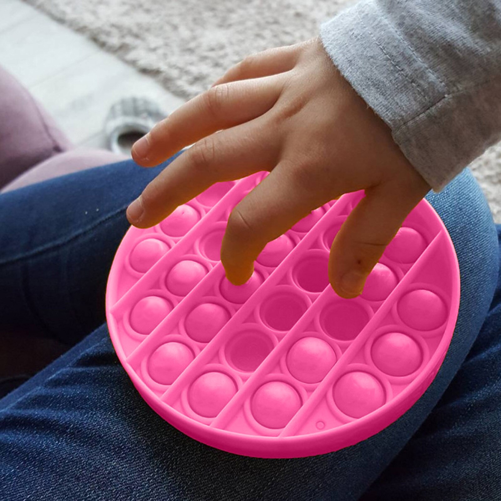 Fidget giocattoli per adulti bambini antistress autismo semplice fossetta Poppit giocattolo Bubble Pop giocattolo sensoriale regalo антистресс шары giocattoli