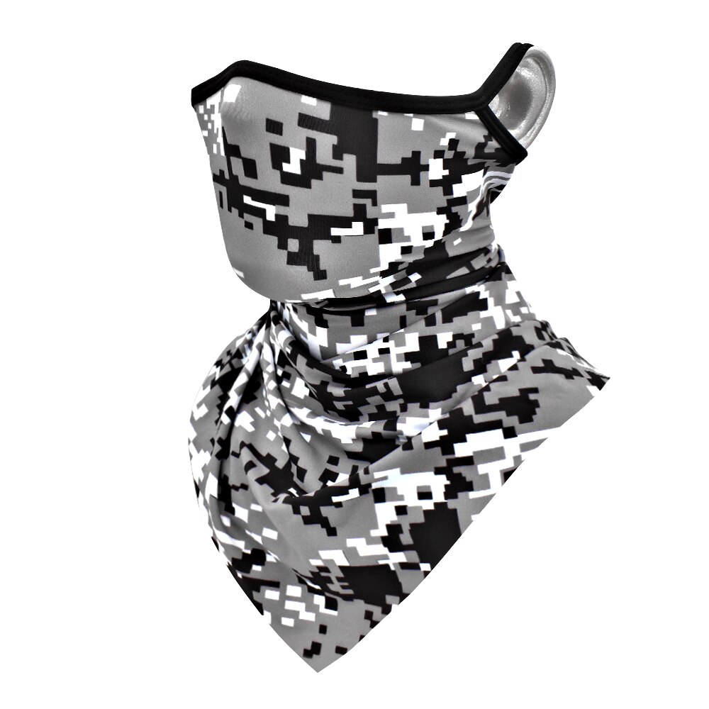 Wosawe Motorfiets Gezichtsmasker Camouflage Bandana Bivakmuts Gezichtsmasker Skiën Skate Rijden Sjaal Ademend Motocross Masker: BL349-S