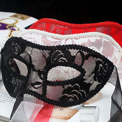 Máscara de ojo de encaje sexi para mujer negra roja y blanca, máscaras de para mascarada, máscaras de Halloween, máscaras de disfraces venecianas