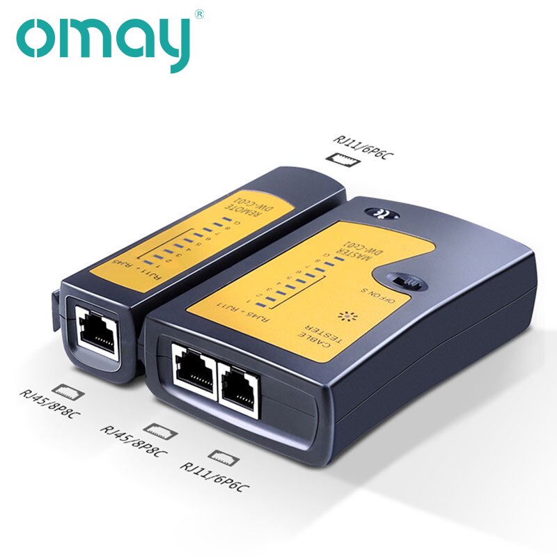 Pince à sertir RJ11 RJ45 verte pour OMAY 6P 8P, testeur de câbles réseau, outil pratique
