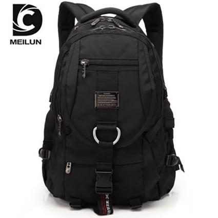 Männer Rucksack Große Kapazität Reise Bagpack Bergsteigen Bewegung Tasche Laptop Rucksack Männlichen Multifunktionale Plecak: schwarz